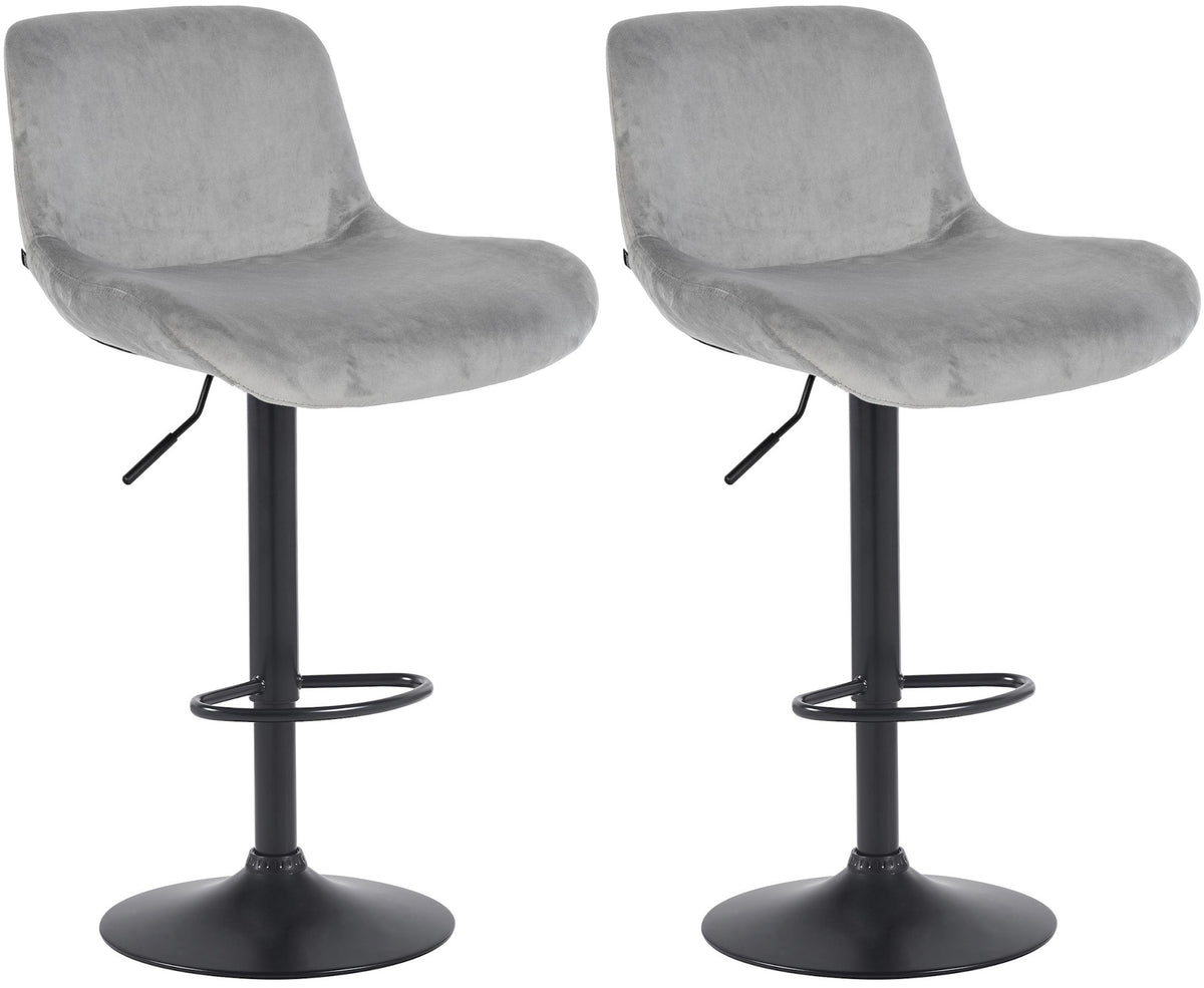 CLP 2er Set Barhocker Solon Schwarz