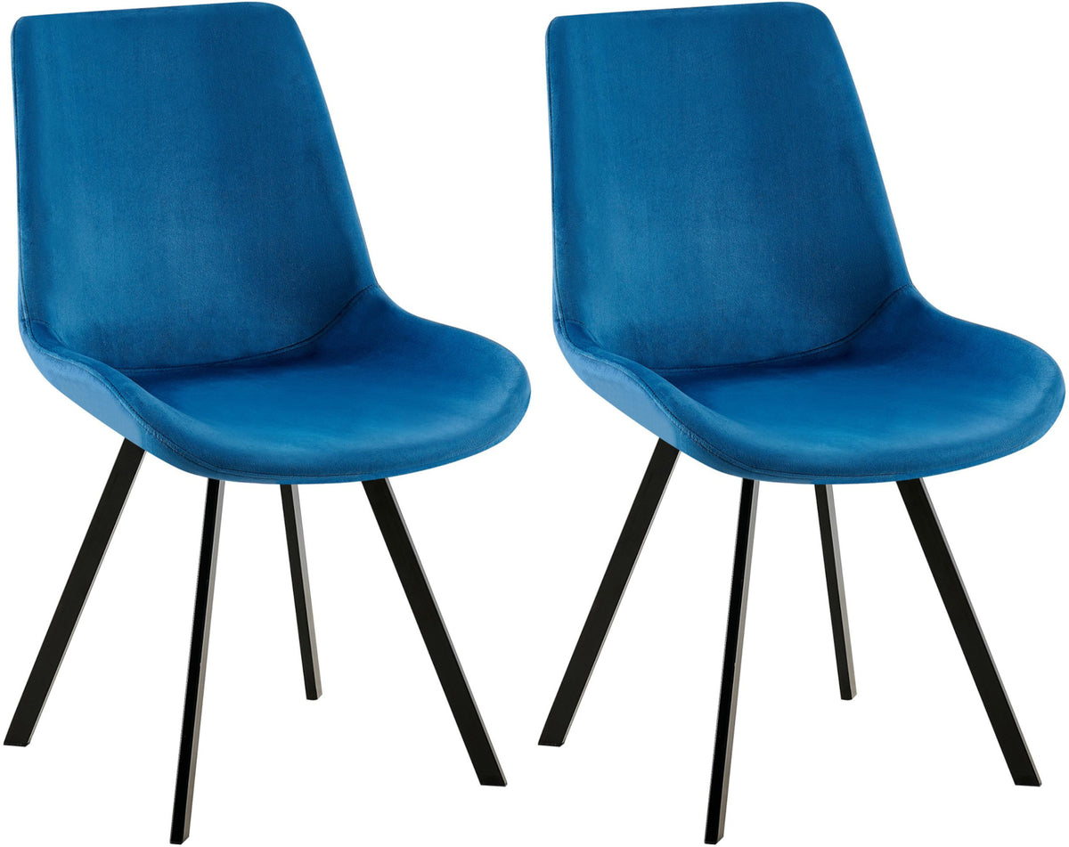 CLP 2er Set Esszimmerstuhl Lewes Samt – Produktabbildung 7