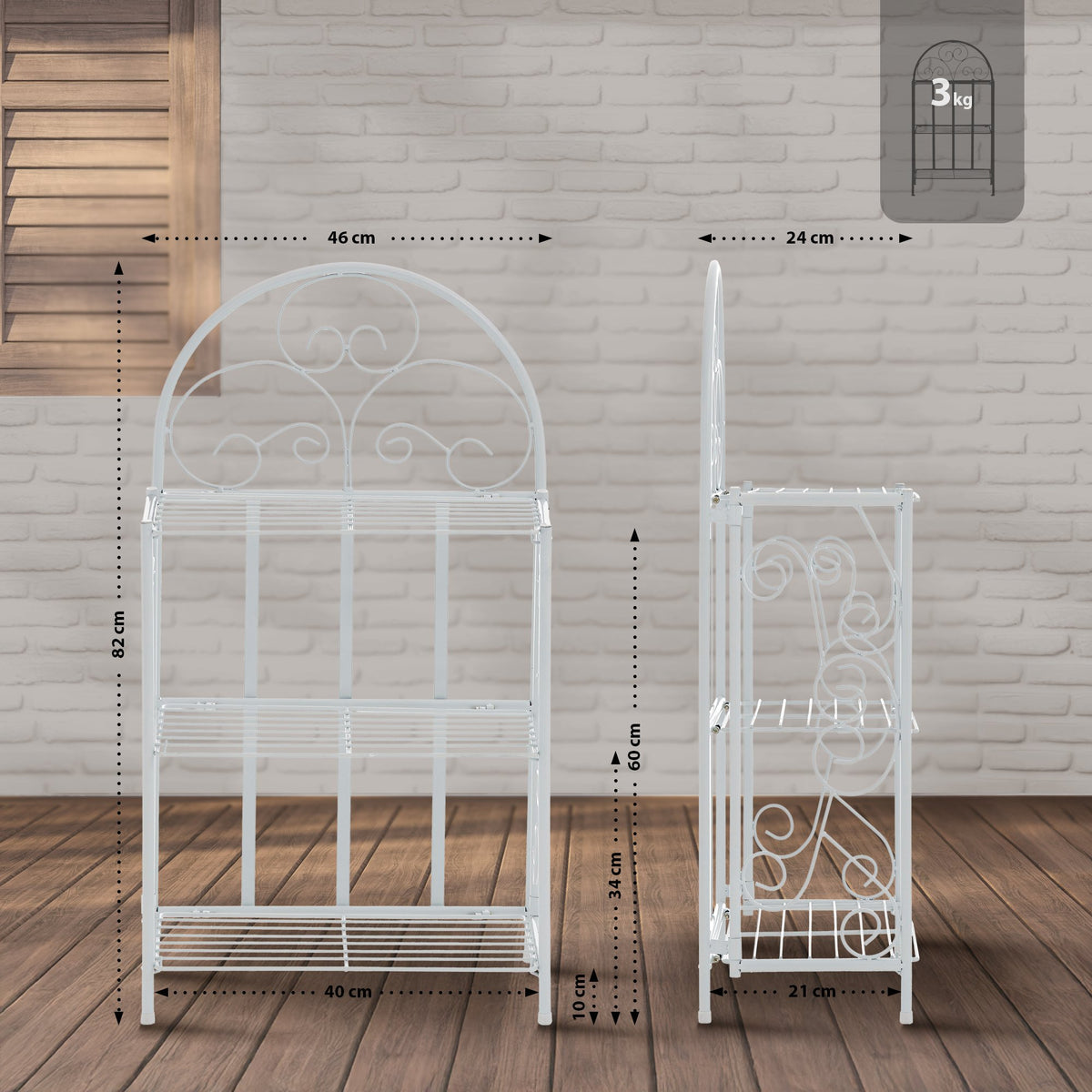 CLP Standregal Rosa – Produktabbildung 2