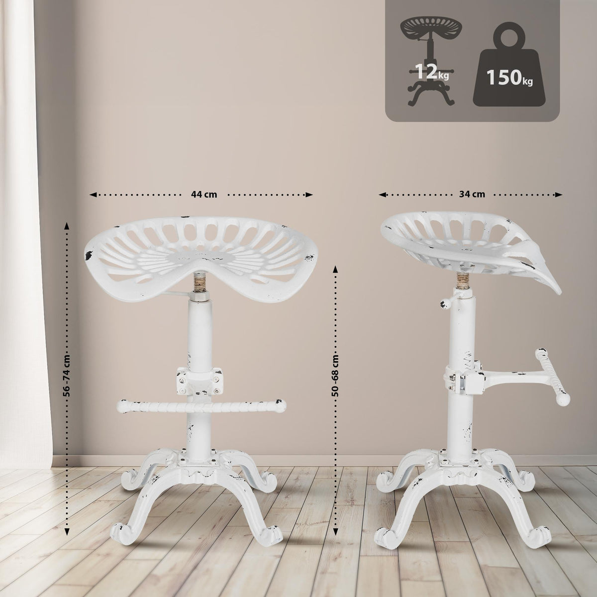 CLP 2er Set Barhocker Butch – Produktabbildung 2