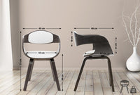 CLP 2er Set Stühle Kingston Kunstleder – Produktabbildung 2