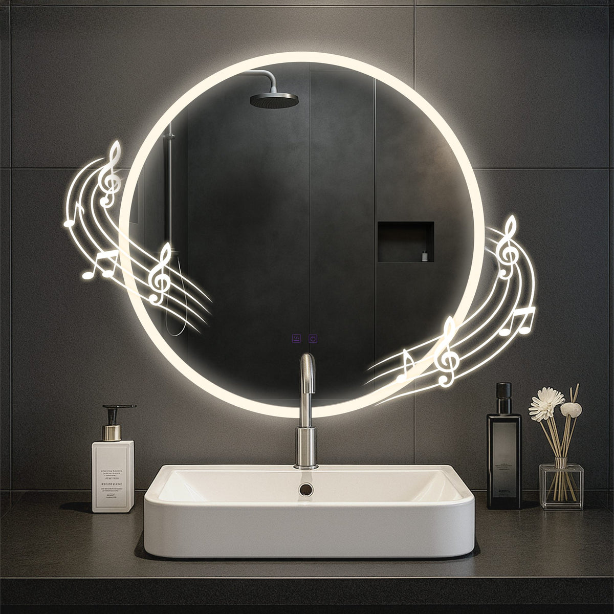 CLP Badspiegel Laconia mit Bluetooth