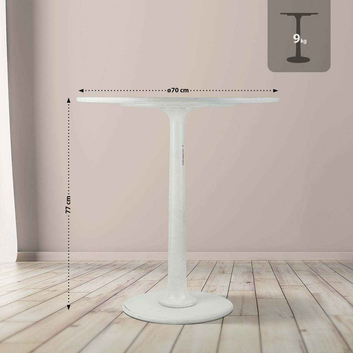 CLP Beistelltisch Morristown 70 – Produktabbildung 8