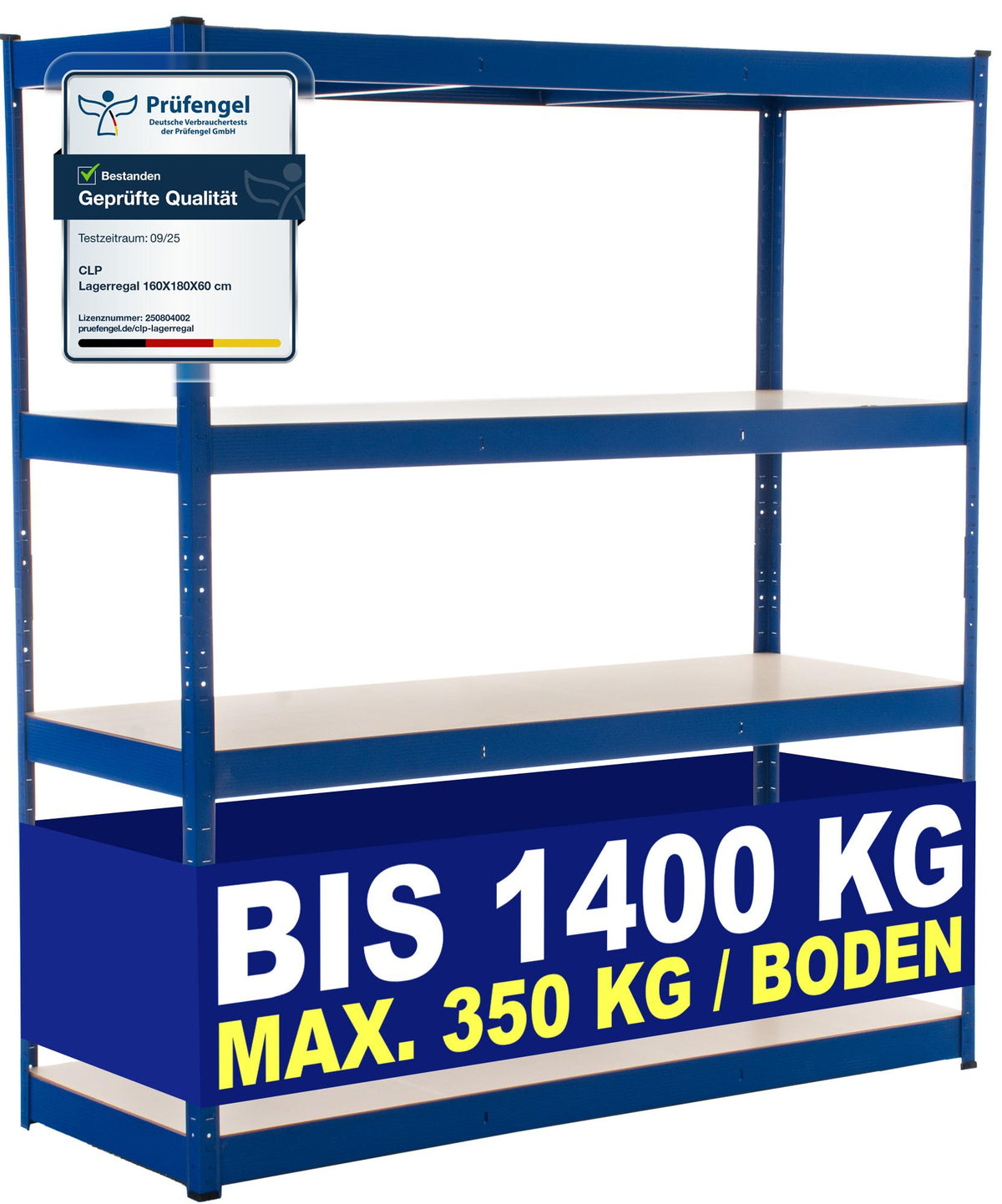 CLP Lagerregal 160x60x180 cm