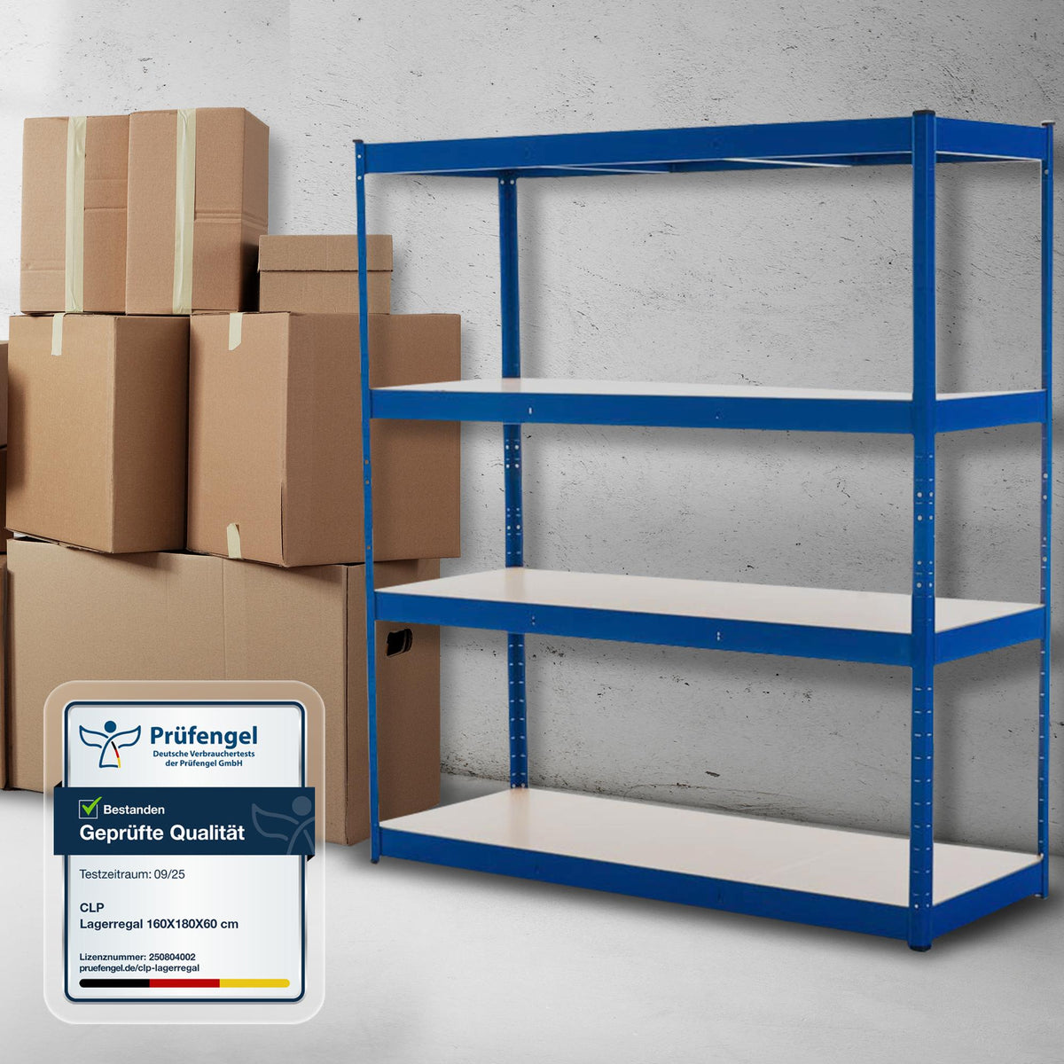 CLP Lagerregal 160x60x180 cm – Produktabbildung 2