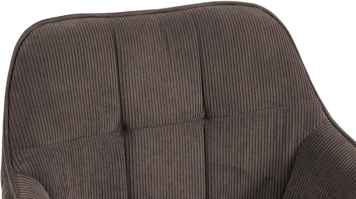 CLP Esszimmerstuhl Vienna Cord schwarz – Produktabbildung 6