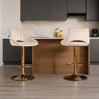 CLP Barhocker Milet Samt gold – Produktabbildung 3