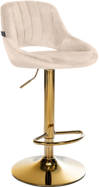 CLP Barhocker Milet Samt gold