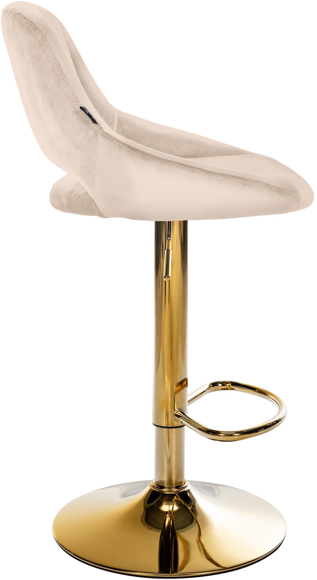 CLP Barhocker Milet Samt gold – Produktabbildung 5