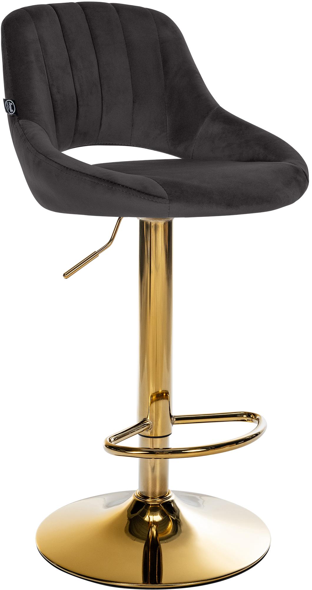 CLP Barhocker Milet Samt gold – Produktabbildung 8