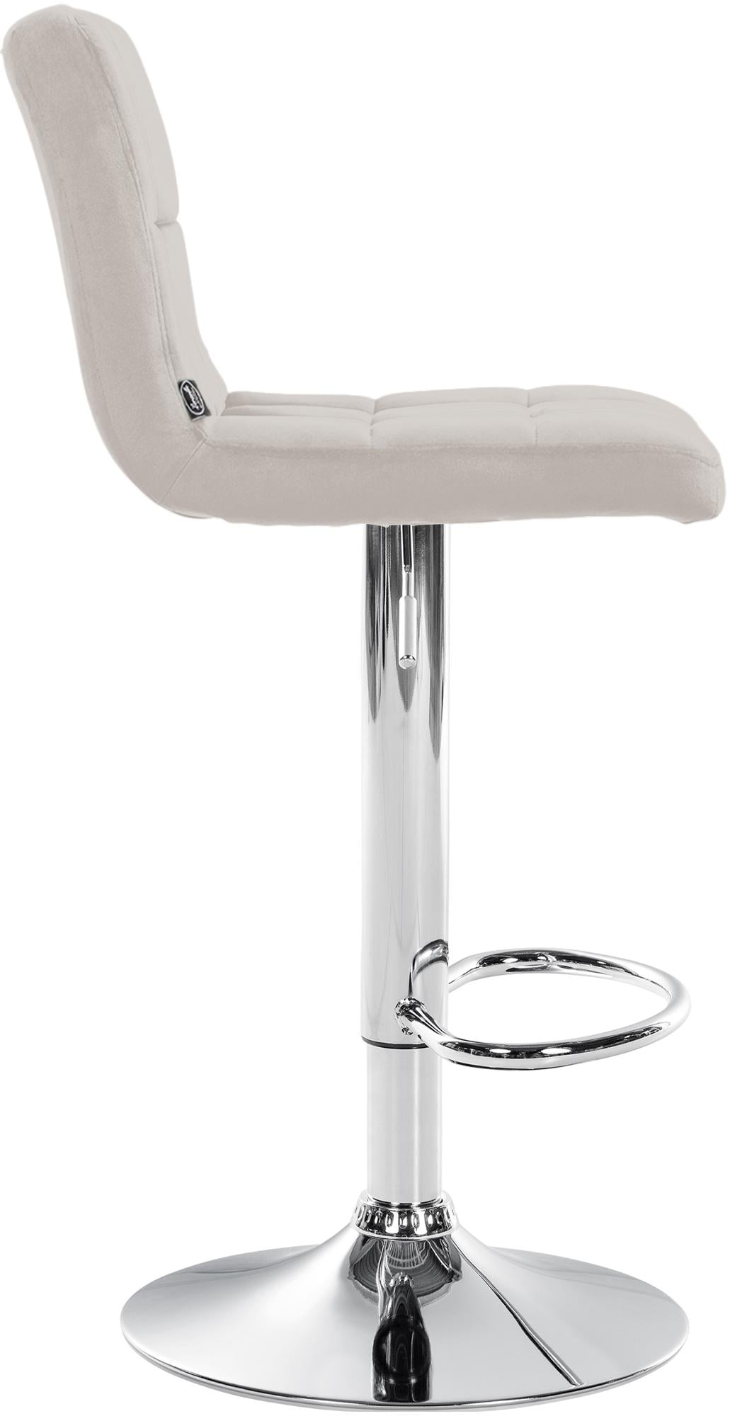 CLP Barhocker Peru Samt chrom – Produktabbildung 6
