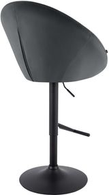 CLP Barhocker London Samt schwarz – Produktabbildung 6