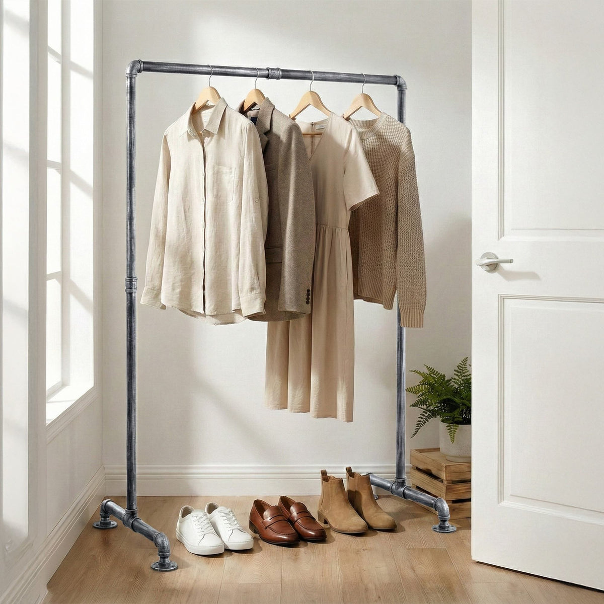 CLP Kleiderständer Jersey 55x120x150 – Produktabbildung 3
