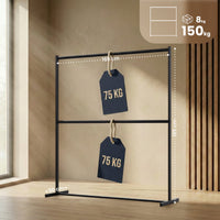 CLP Kleiderständer Helga 165x185 cm – Produktabbildung 2