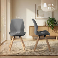 CLP 2er Set Esszimmerstuhl Luna – Produktabbildung 9
