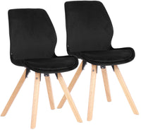 CLP 2er Set Stuhl Luna Samt – Produktabbildung 8