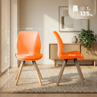 CLP 4er Set Stuhl Luna Kunststoff – Produktabbildung 2