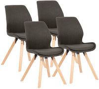 CLP 4er Set Stuhl Luna Stoff – Produktabbildung 8