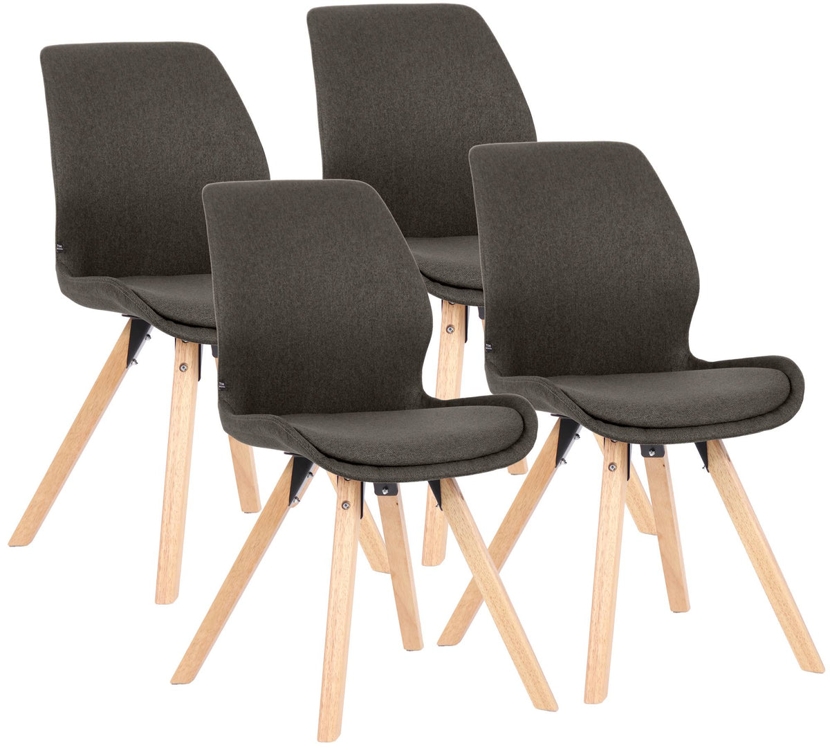 CLP 4er Set Stuhl Luna Stoff – Produktabbildung 8