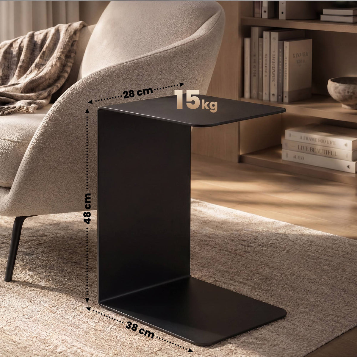 CLP Beistelltisch Selby 48 cm – Produktabbildung 2