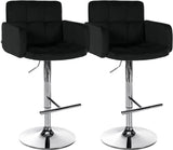 CLP 2er Set Barhocker Los Angeles Samt chrom – Produktabbildung 8