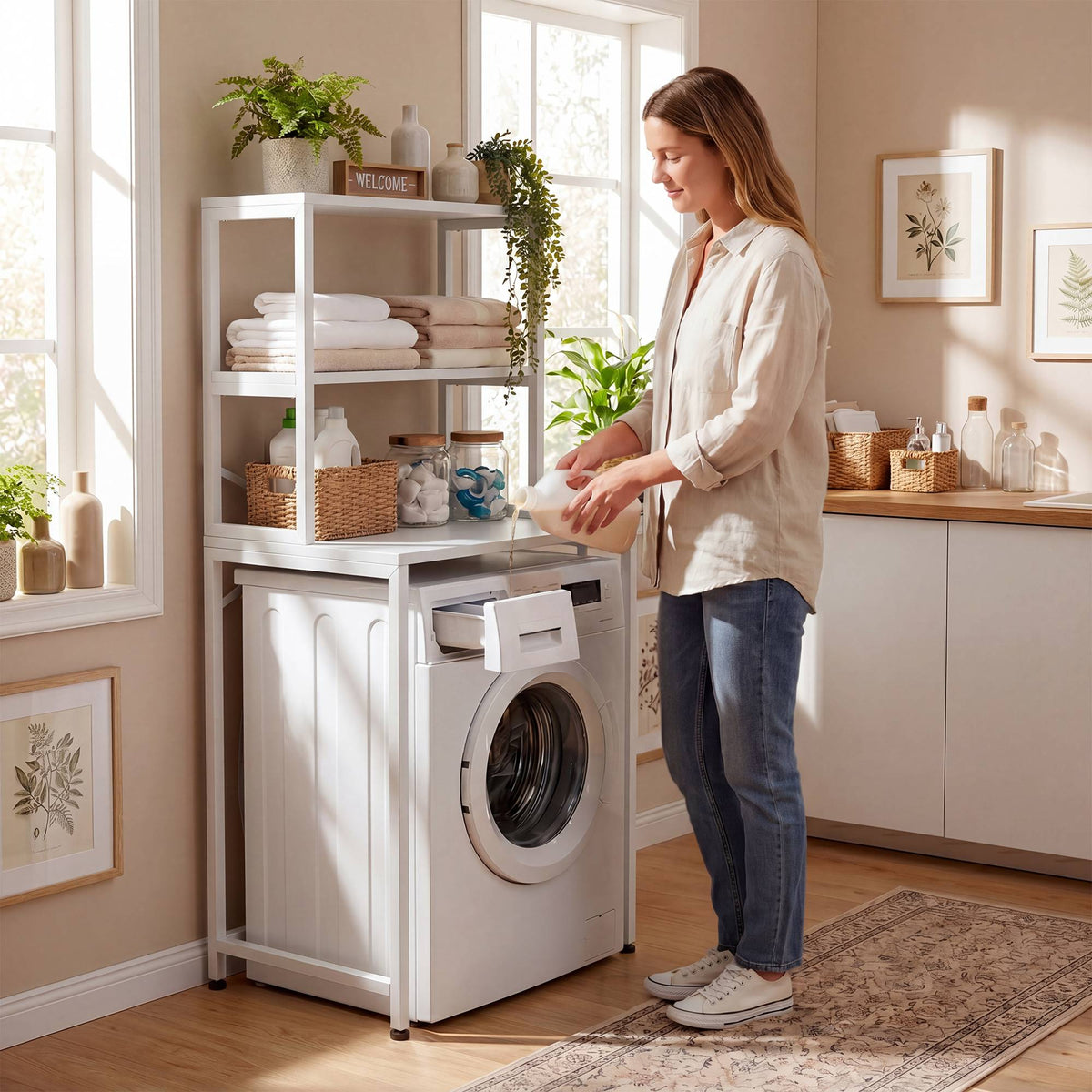 CLP Waschmaschinenregal Torbay – Produktabbildung 2