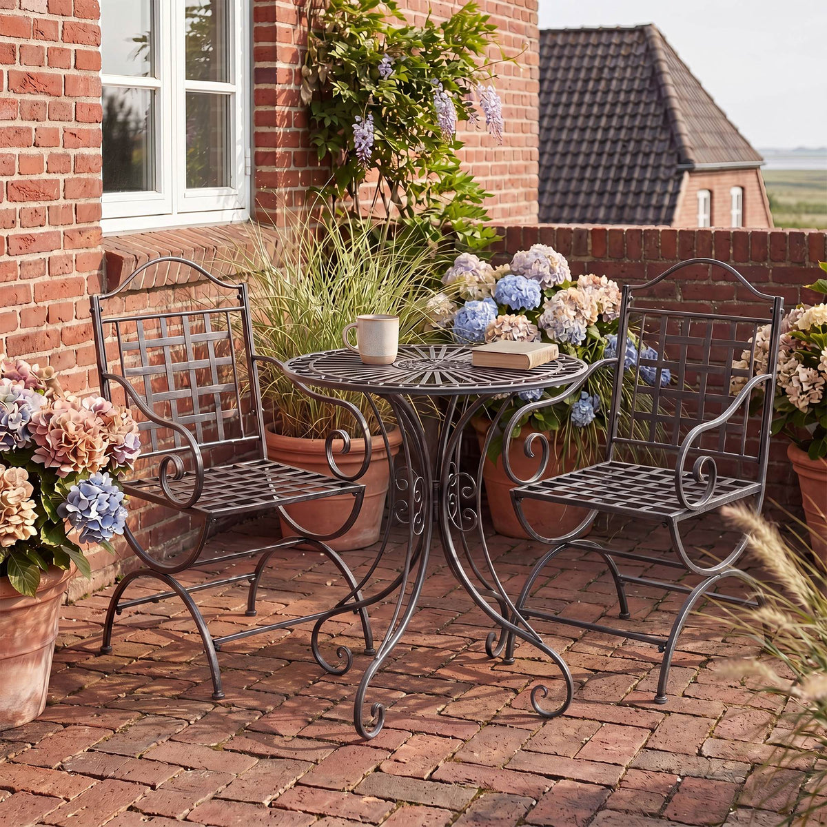 CLP Gartenmöbel-Set Viro mit 2 Stühlen – Produktabbildung 4