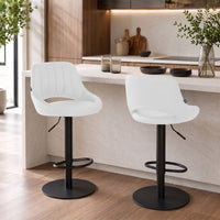 CLP 2er Set Barhocker HD Milet B Kunstleder – Produktabbildung 4