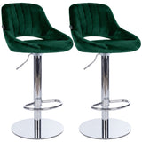 CLP 2er Set Barhocker HD Milet C Samt