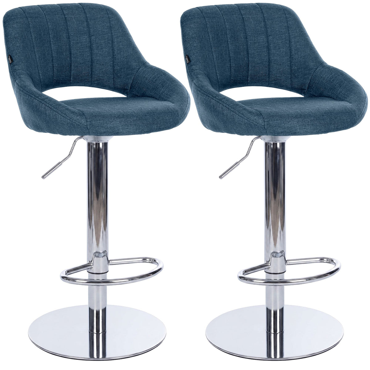 CLP 2er Set Barhocker HD Milet C Stoff