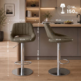 CLP 2er Set Barhocker HD Milet C Stoff – Produktabbildung 9