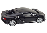 Rastar Bugatti Veyron Chiron ferngesteuertes Auto RC Schwarz 1:24 – Produktabbildung 3