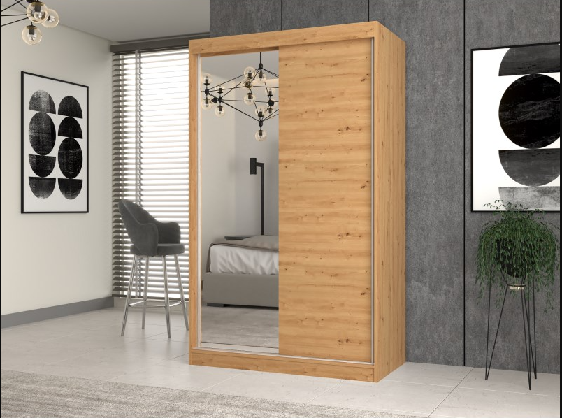 Kleiderschrank Iga 120 A/B ARTISAN – Produktabbildung 2