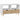 HOMCOM TV-Schrank, TV-Kommode mit Schubladen, Offene Regale, Holz, 99 x 39 x 58 cm, Weiß