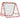 Soccer goal, adjustable, foldable, metal frame, 100 x 68-95 cm, red