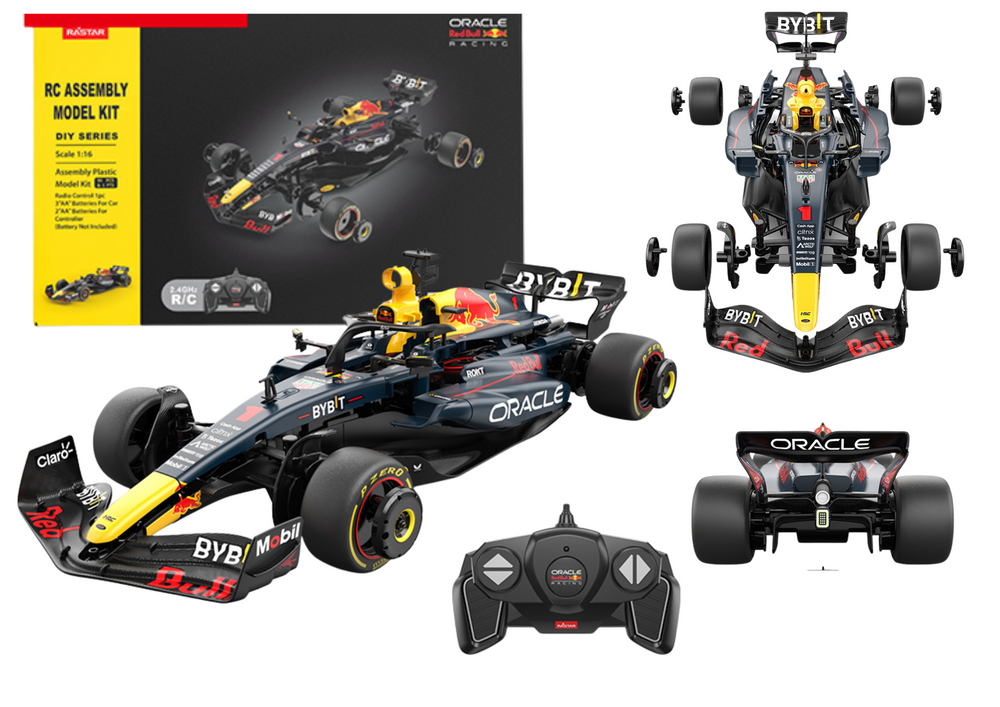 Building Blocks Car RC Rastar 1:16 Red Bull F1 Racing Car Navy Blue