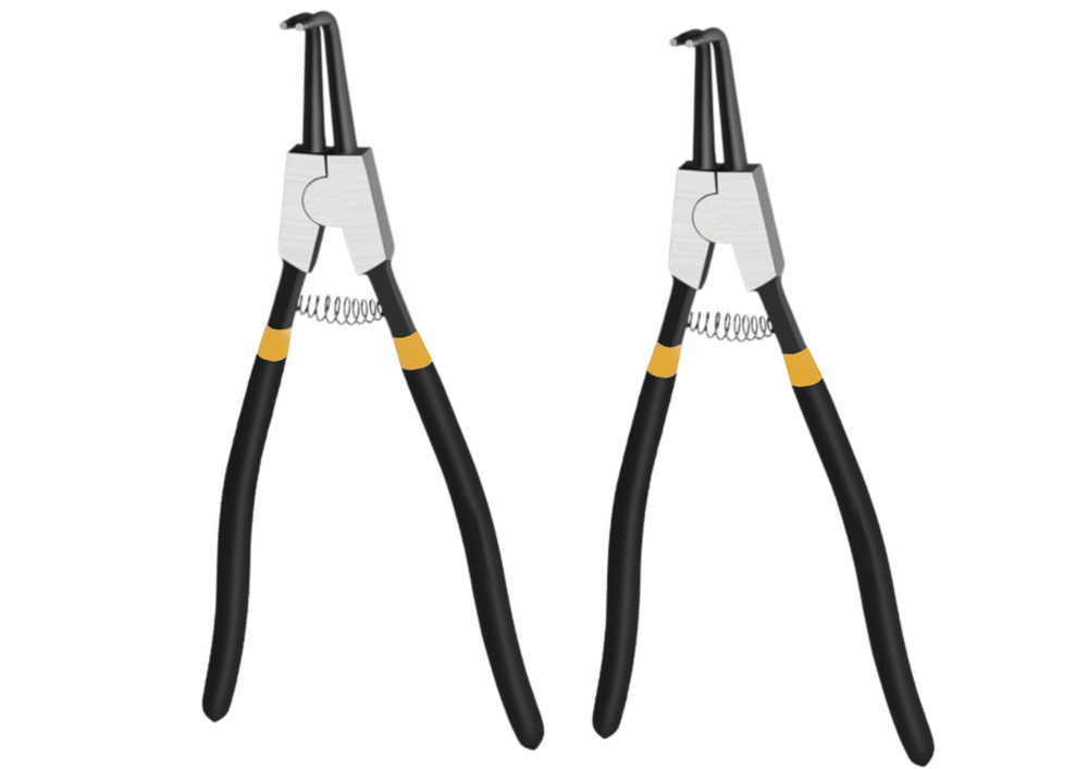 Circlip pliers set, straight and bent, 4 pcs (3)