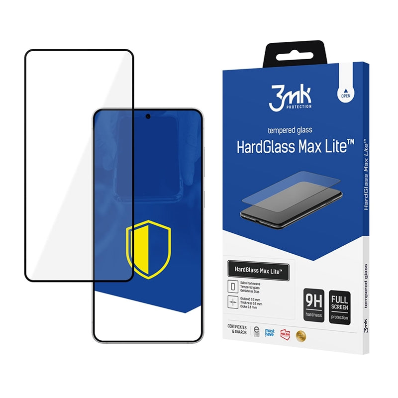 3mk HardGlass Max Lite – gehärtetes Glas für Samsung Galaxy S25 Edge