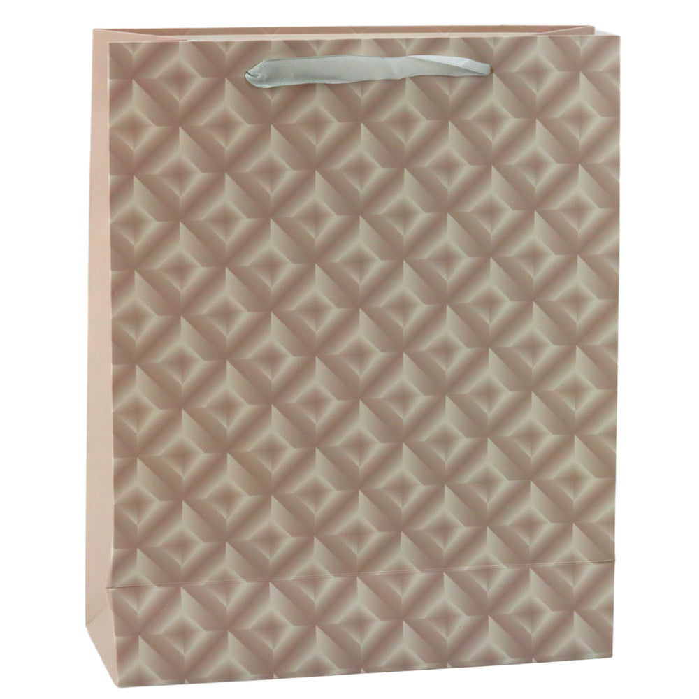 LEAN Geprägte beige Geschenktüte 32 x 26 x 10 cm – Produktabbildung 2