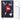 Notebook lined exercise book patches lips lipstick glitter black A5 80 sheets