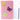 Glitter Lined Notebook Patches Pink B6 80 Sheets