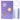 Lined notebook glitter patches purple B6 80 sheets