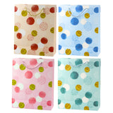 Gift bag polka dot pattern gold pastel 32 × 26 × 10 cm