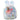 LEAN Kinderrucksack Pailletten Hasenohren Weiß 22cm 4,4L