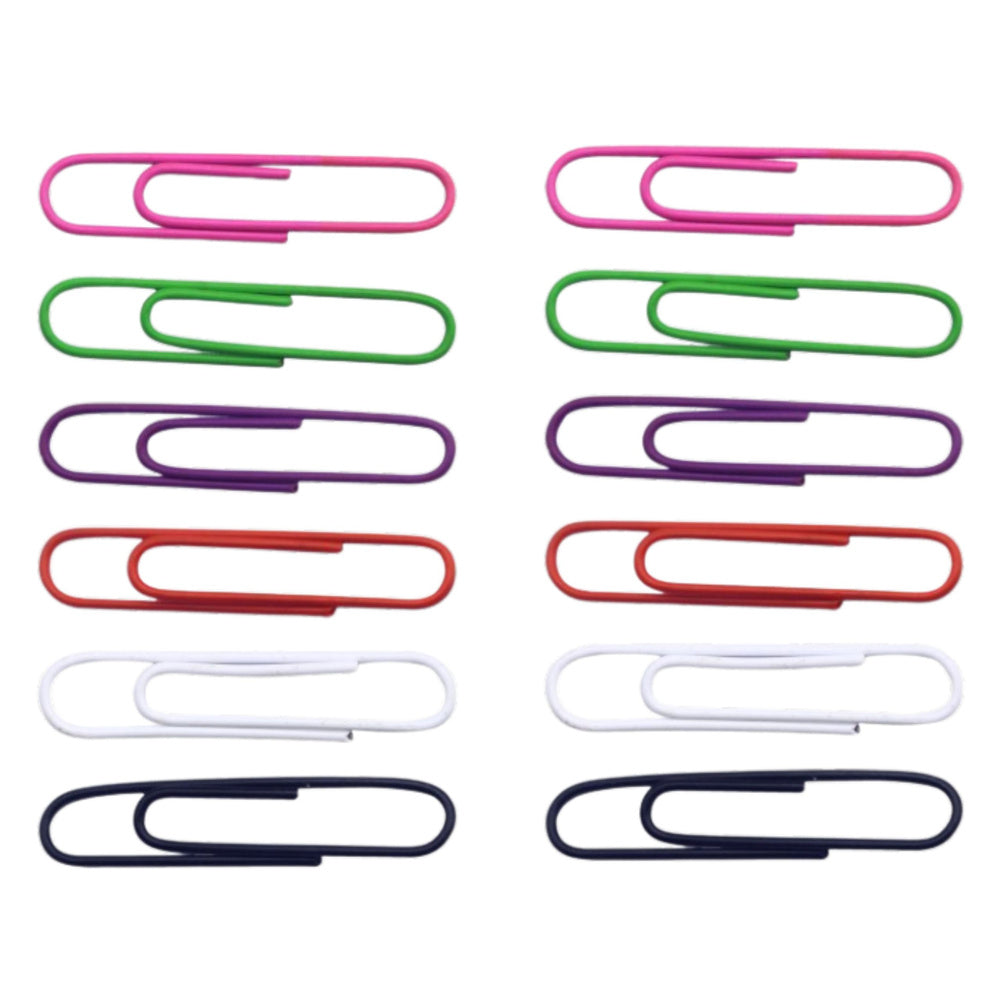 Set of colored paper clips 30 mm, 40 pieces (2)