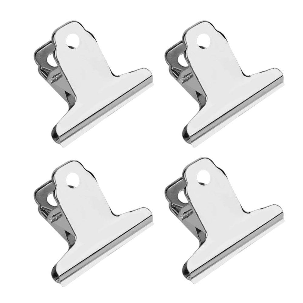 Set of 4 metal paper clips, 50 mm (2)