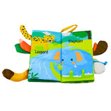 LEAN TOYS Weiches Lernbuch Rascheltiere für Babys – Produktabbildung 2