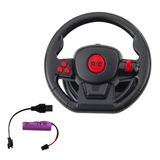 LEAN Toys Ferngesteuertes RC Rennauto Lenkrad Lichter Sounds 1:12 Rot – Produktabbildung 4