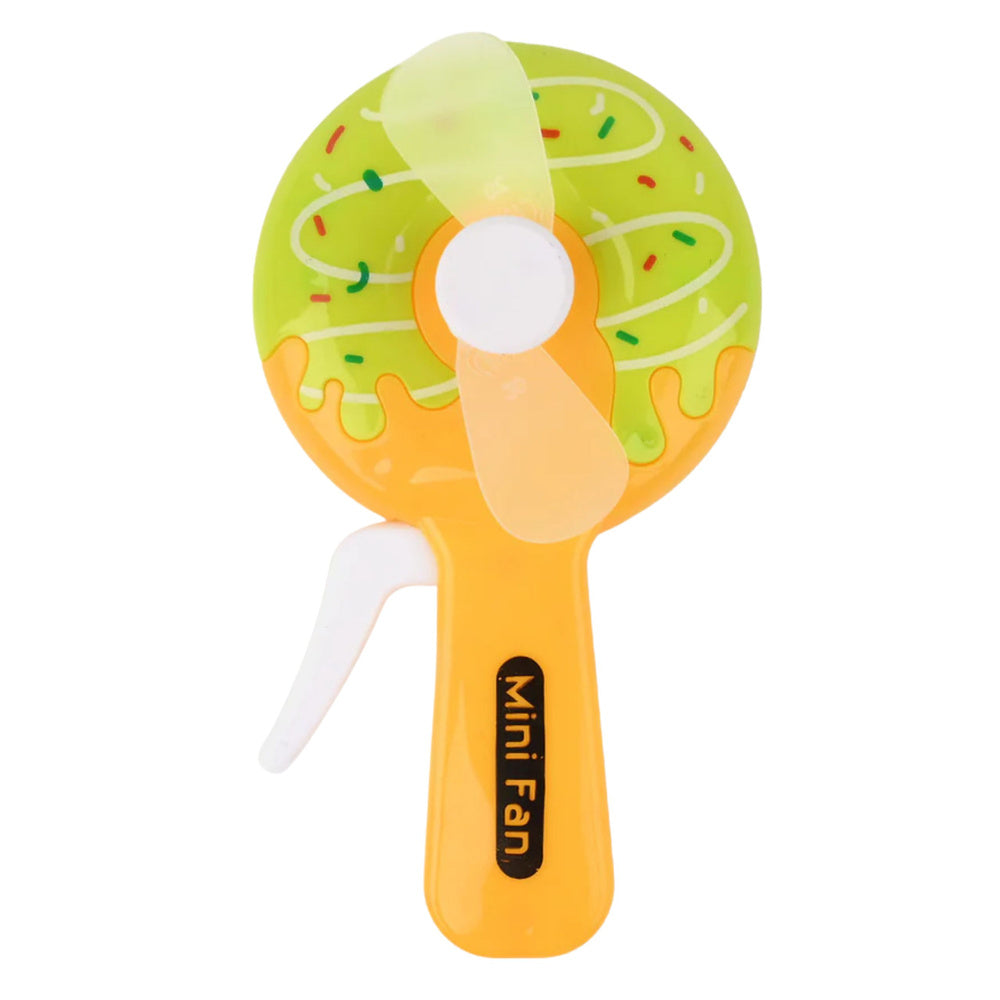 LEAN TOYS Mini-Donut-Windrad-Handfächer für Kinder, 4 Designs – Produktabbildung 2