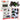 Motorcycle for assembly, screws, metal, 1:14, DIY, green-black